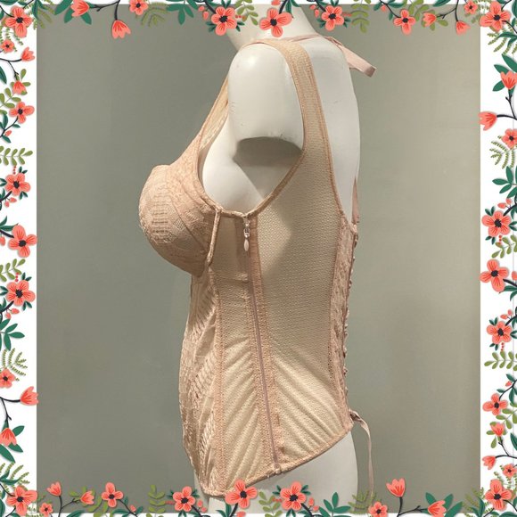 VICTORIA'S SECRET Stretch Lace & Cut-Out Corset 36D - Picture 4 of 10
